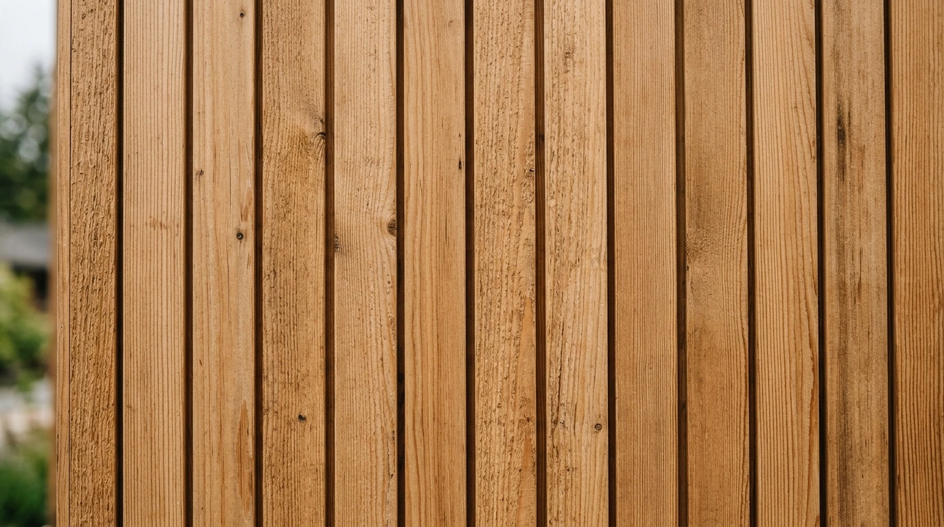 Bardage bois d'une façade de maison