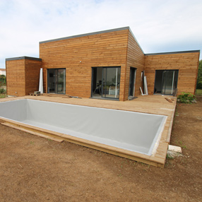 finitions extérieures maison bois
