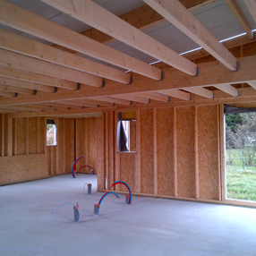 couverture maison bois